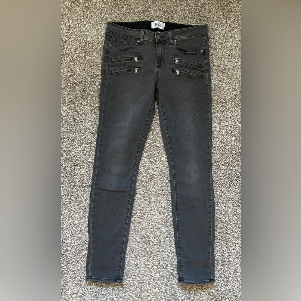 Paige Edgemont jeans with zipper details